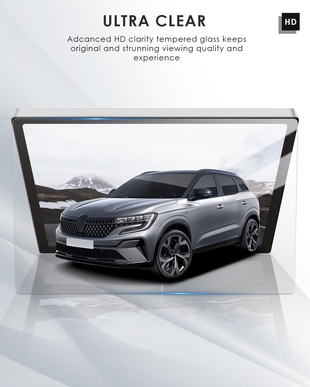 Protection écran Verre Flexible Pour Renault Captur 2 2020 Easy Link 9.3" - Transparente, Antichoc, Facile à Poser, Compatible Navigation