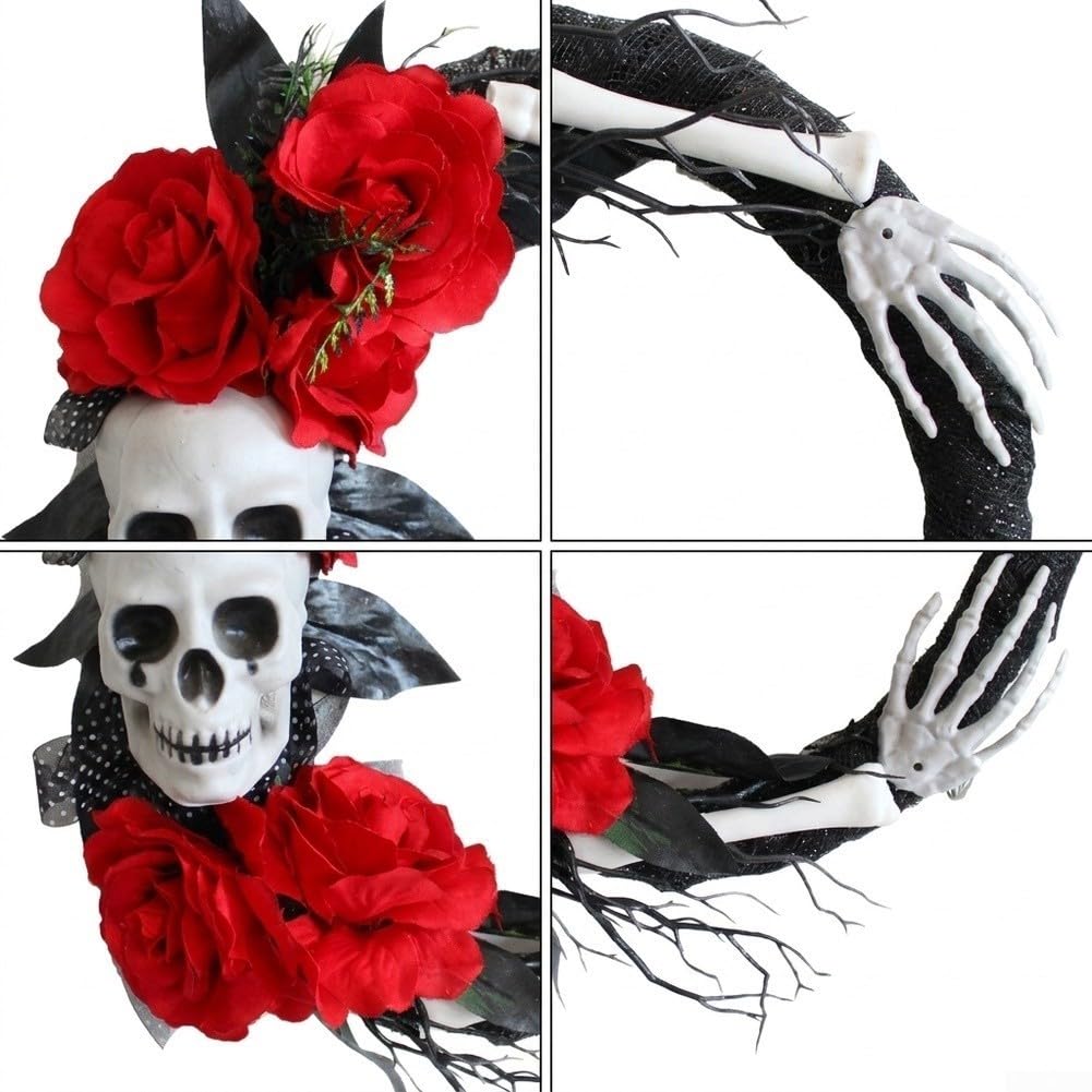 Halloween per decorazione ghirlanda scheletro plastica rami secchi