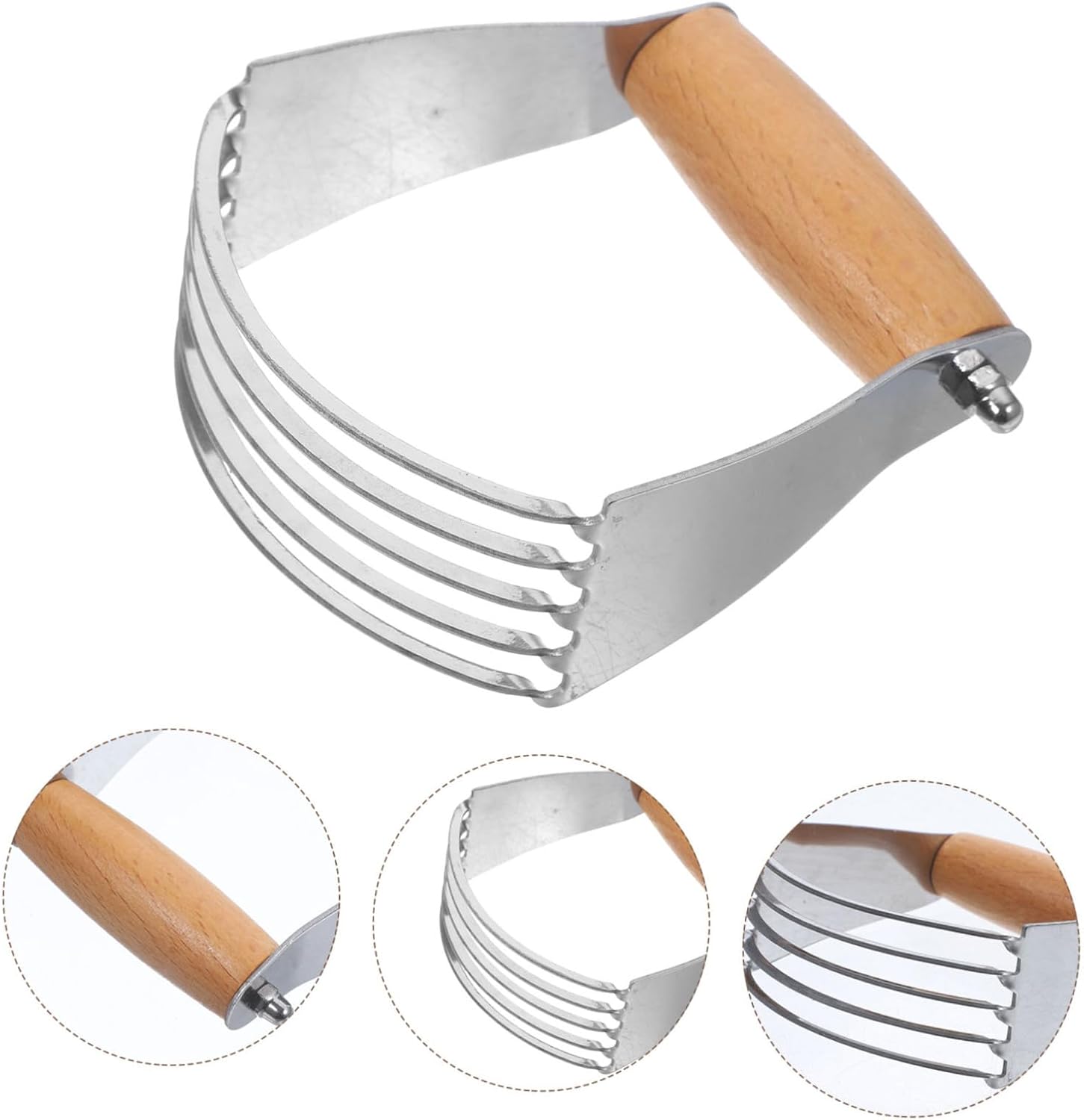 Dough Kneader Gadget for Kitchen Baking Flour Masher Duster Pastry Cutter Blender for Home Professional Use