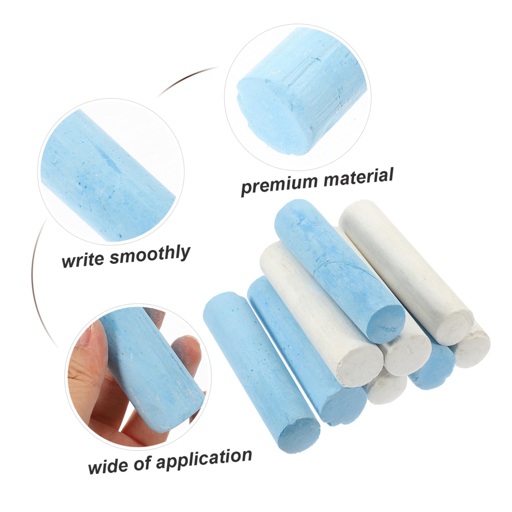 SUPVOX 40 Pezzi Gessetti Colorati per Esterni Gessetti Multi per Pittura per Adulti per Lavagna e Progetti Creativi