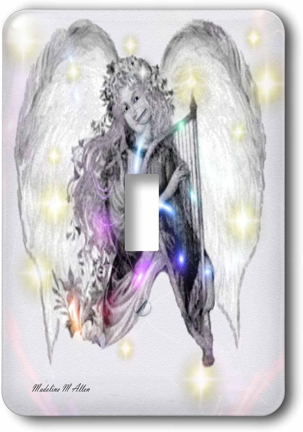 3dRose Star Struck Angel double toggle switch