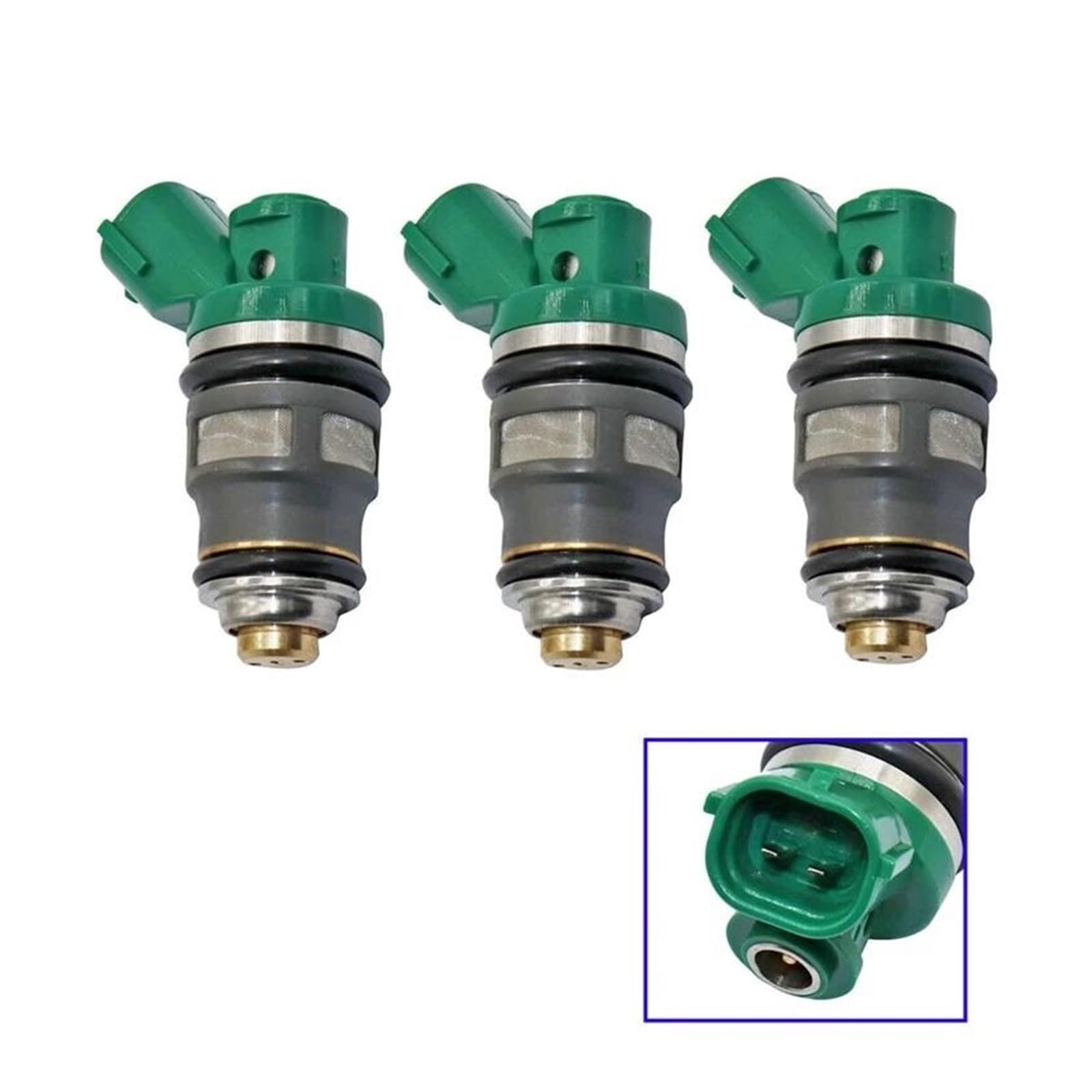 Injecteur De Carburant pour Suzuki DF40- DF50 15710-87J00 1999-2010 3 Pièces Buse D'injecteur De Carburant De Voiture Essence Buse Carburant