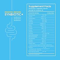 Vista 4 de Feel Good Digestive Enzymes 4 en 1 Synbiotic+ - con prebióticos, probióticos y postbióticos - Salud intestinal, digestión y alivio de la hinchazón