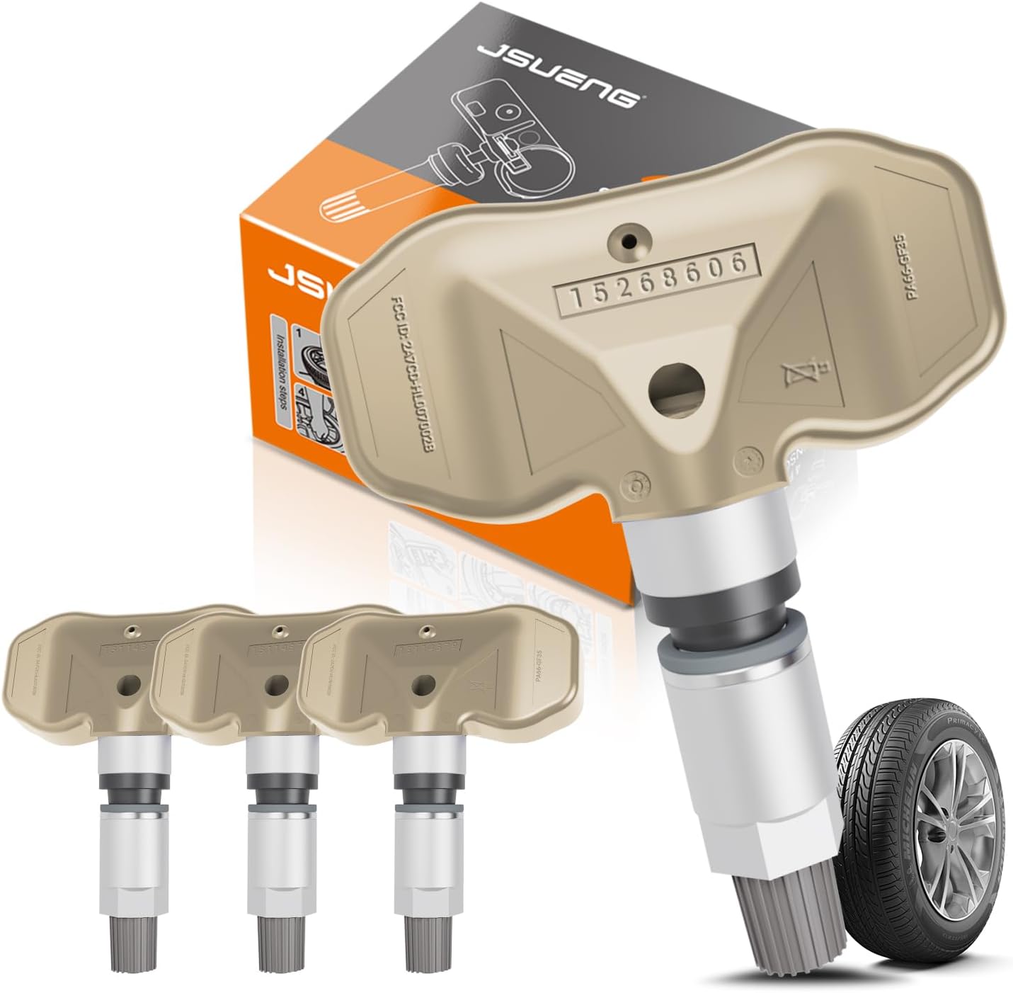 GM TPMS Sensor Tire Pressure Monitoring System Sensor Compatible with GMC CHEVROLET Cadillac Hummer Isuzu, Escalade Silverado Suburban Tahoe 05-06, Avalanche, Colorado, Sierra, Yukon, H3, H3T, 315MHz