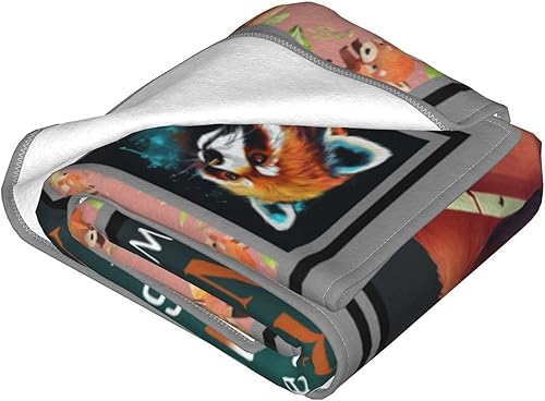 Miniatura 7 de Manta de panda rojo, regalos para los amantes de los pandas, para niños, adultos, mujeres y niñas, manta decorativa de pandas rojos, manta de ropa