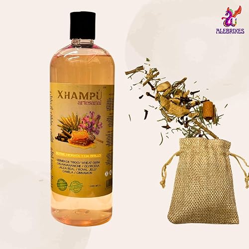 Miniatura 3 de Champú Artesanal para Cabello Profundamente Nutrido con Germen de Trigo, Glyricidia, Jalea Real y Canela Champu Artesanal con Germen de Trigo,