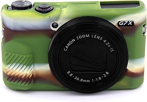 Miniatura 1 de Easy Hood G7X Mark II Case G7X Funda de silicona para cámara, funda protectora de silicona suave para cámara réflex digital Canon Powershot G7X Mark