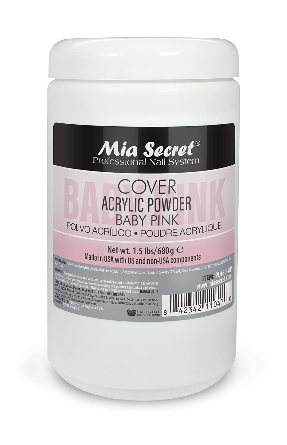 Mia Secret Cover Baby Pink 1.5 Lbs.