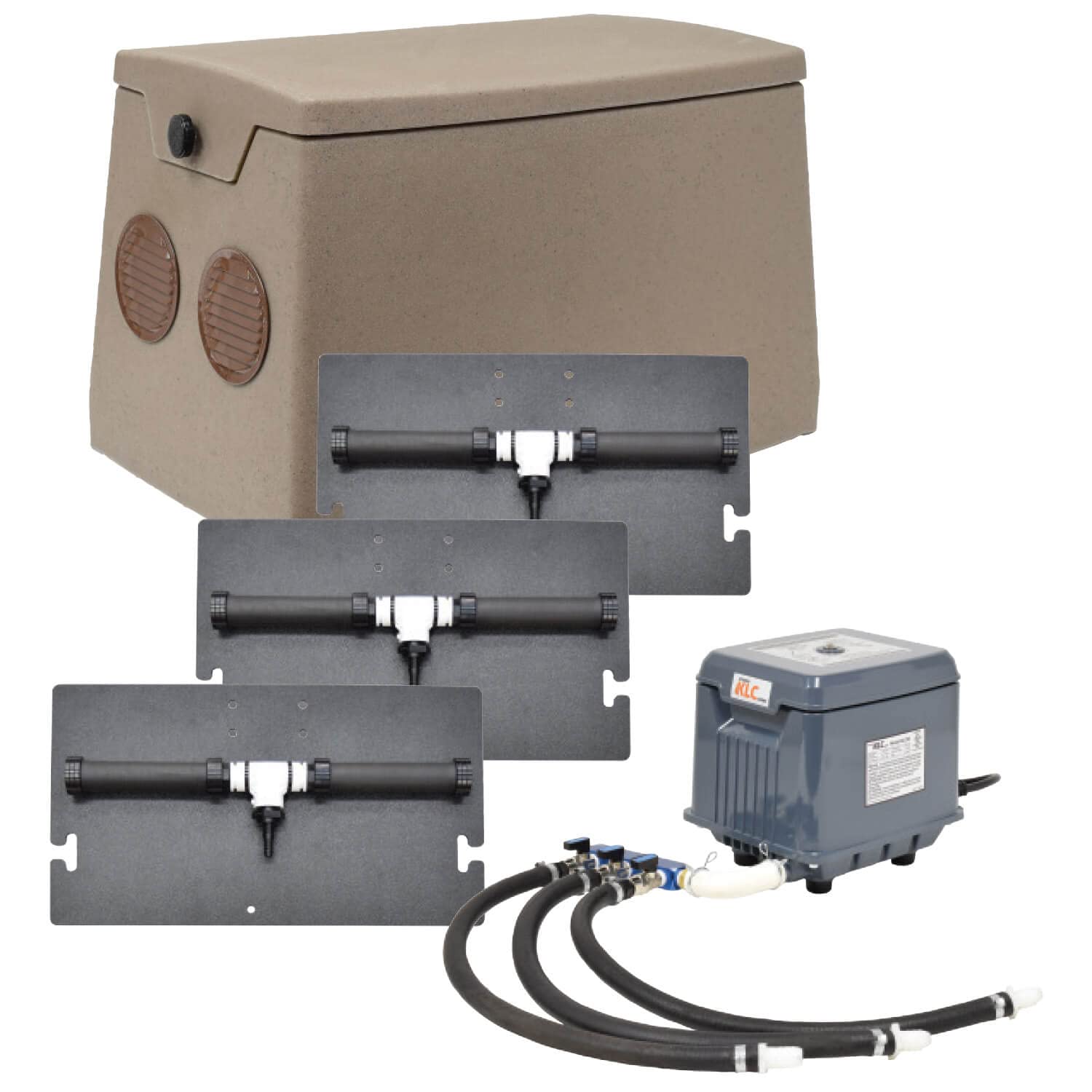 EasyPro DKSW45 Diffused Air De-Icing System for Shallow Water - up to 45' Dock