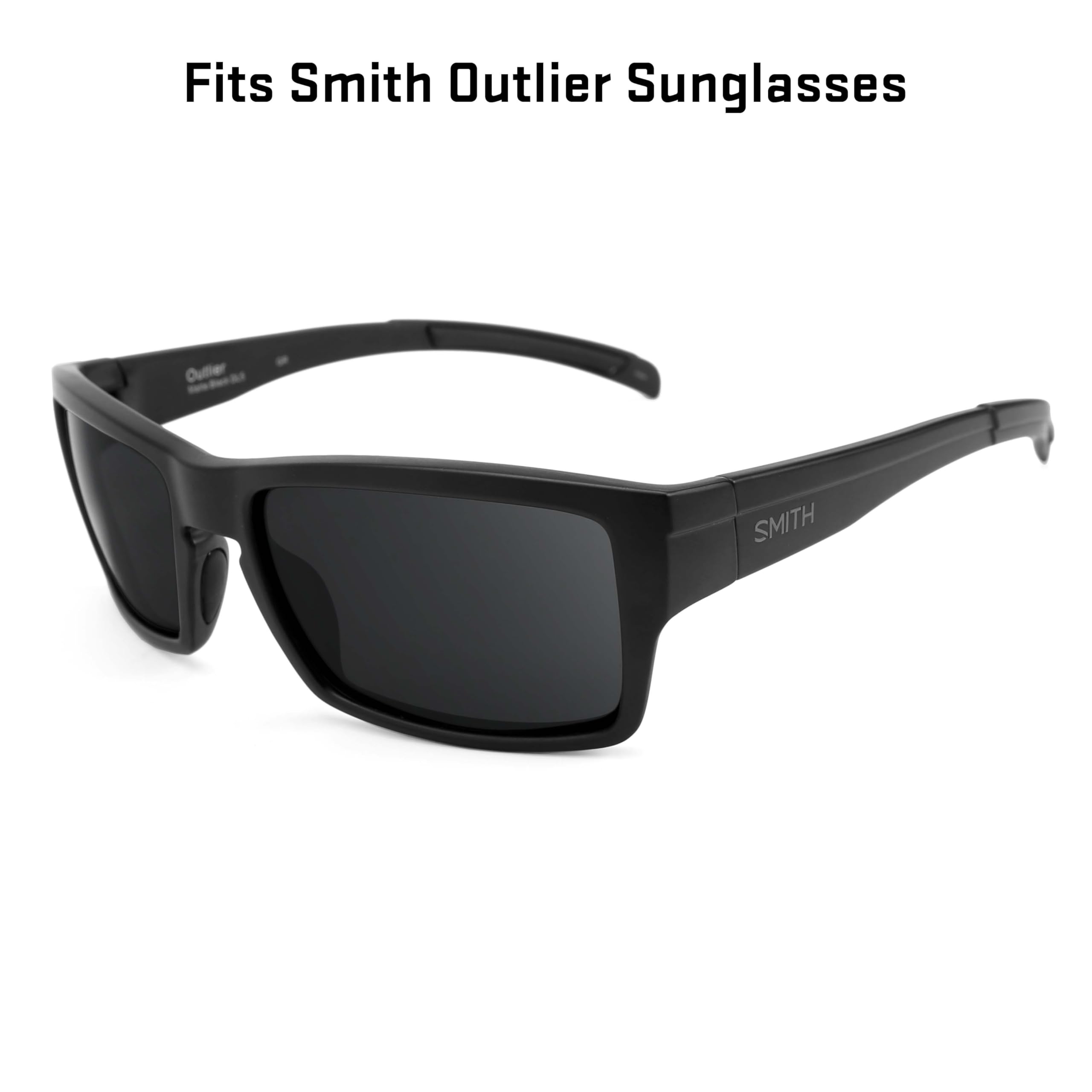 Revant Replacement Lenses Compatible With Smith Outlier, Non-Polarized, Black Chrome Mirrored