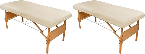 Body Linen Comfort Deluxe - Sábana bajera ajustable de franela para mesa de masaje. Sábanas de mesa de terapia de 100% algodón de primera calidad.