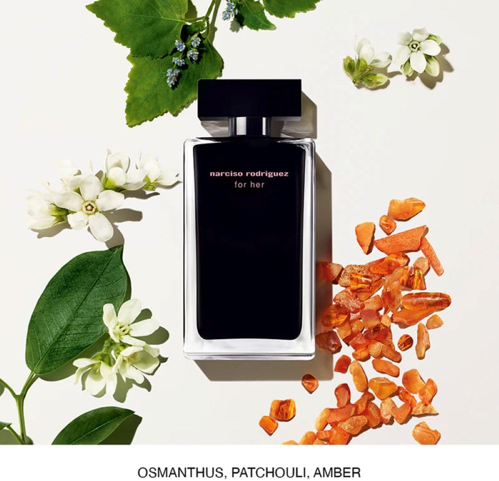 Narciso For Her Eau de Toilette 100 ml Spray – Fragranza Floreale Muschiata con Note di Muschio e Patchouli