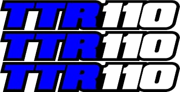 Ttr110 Swingarm Airbox Decals Sticker Fits a Yamaha TTR 110 Dirtbike Racing Mx Graphics ATV