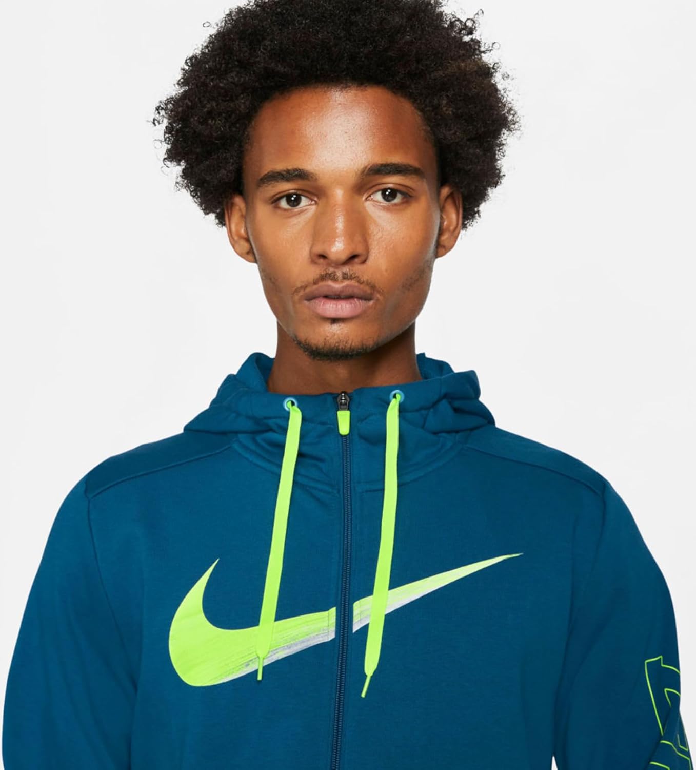 Nike Hoodie - Blue/Volt (DR8811-476)_L - Image 3