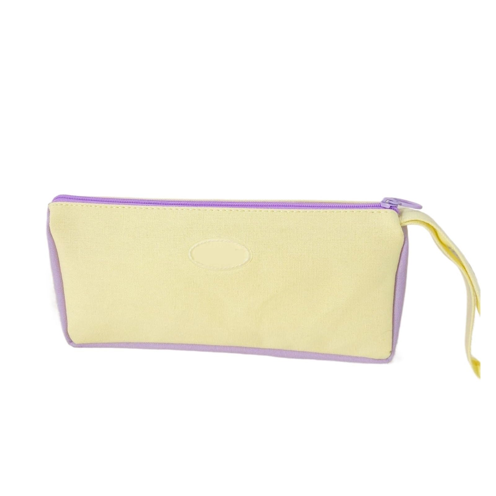 ARUNASC pencil cases Portable Pencil Bag Cute Spacious Zipper Pencil Pouch Stationery Organizer for School Office Daily Use small(Gelb)