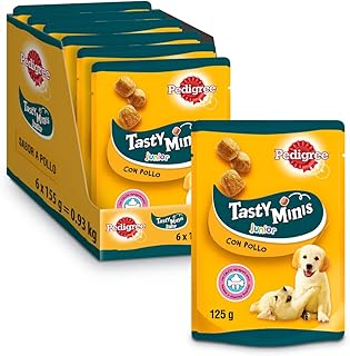 Pedigree Tasty Minis Leckerlis für Hunde, Welpen, Huhn, 6 x 125 g product image