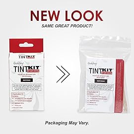 Godefroy Hair Color Kit for Spot Coloring, Covers Up Gray Hairs, Dark Brown, 4-Application Kit, Pack of 1