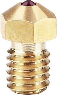 V6 Volcano Ruby Nozzle 0.4mm Nozzles High Temperature Compatible PETG ABS PET PEEK NYLON Compatible With E3D Volcano Hotend 1.75mm Filament