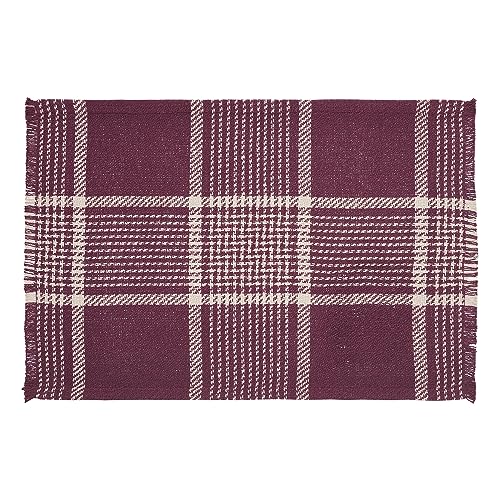 Vhcbrandsestonrusticfarmhousedecorautumnseasonalburgundytanplaidplacematsetof213x19 Urban Country Home Decor Vhc brands eston rustic farmhouse decor autumn seasonal burgundy tan plaid placemat set of 2 13×19 urban country home decor