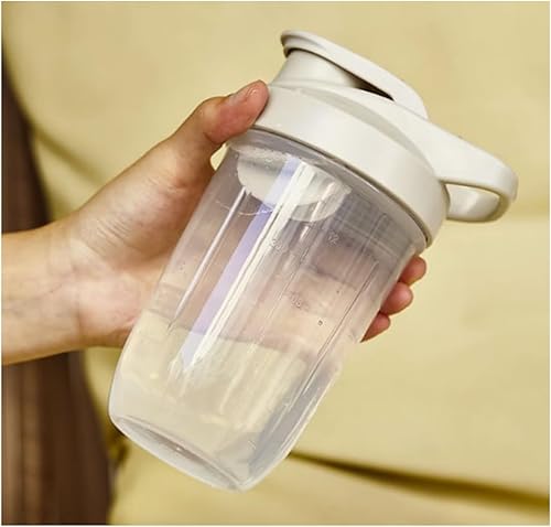 Miniatura 11 de CHNLML Botella Agitadora de Proteínas 400ML/16Oz con Bola Agitadora para Batido de Proteínas, Botella Agitadora con Bola Mezcladora, A Prueba de
