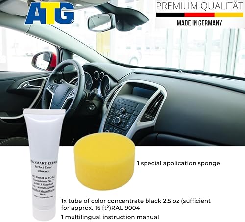Miniatura 6 de ATG Tinte plástico de color perfecto  Brillo de moldura  Reparación de plástico  Brillo de coche  Restaurador de plástico negro  Pintura de caucho