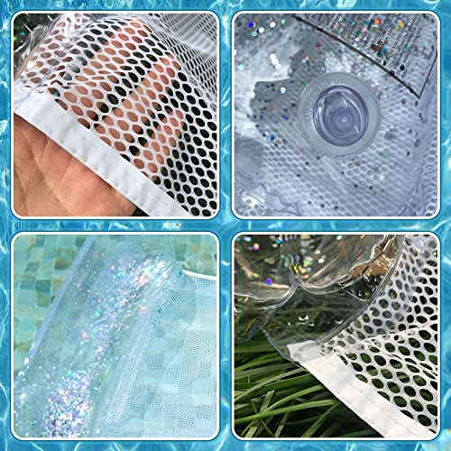 Piscina Rede Flutuante,Rede Espreguiçadeira Inflável para Piscina | Espreguiçadeira dobrável multifu