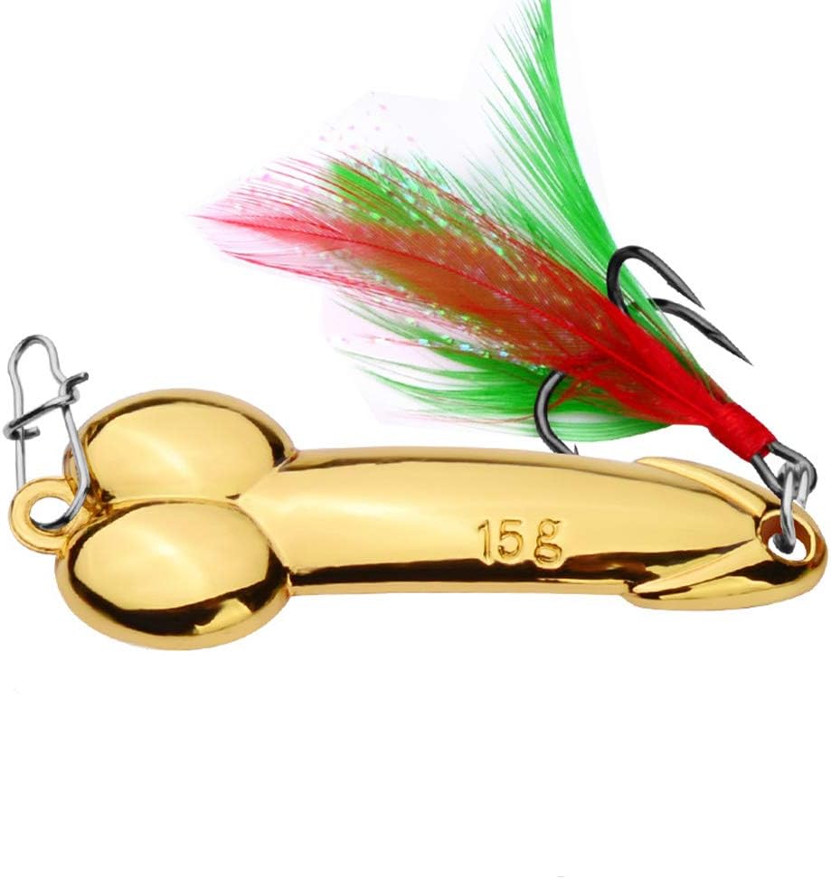 Decolla Fishing Hook Joke Gift for Fishing Lovers Prank Props Practical Prank Fun Item Novelty for Party Birthday Halloween Christmas