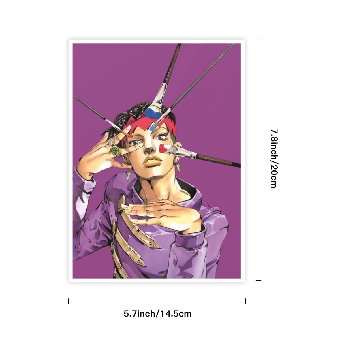 ジョジョ4部リアルペイントシール　岸辺露伴 ジョジョ4部リアルペイントシール 岸辺露伴 ジョジョ4部リアルペイント