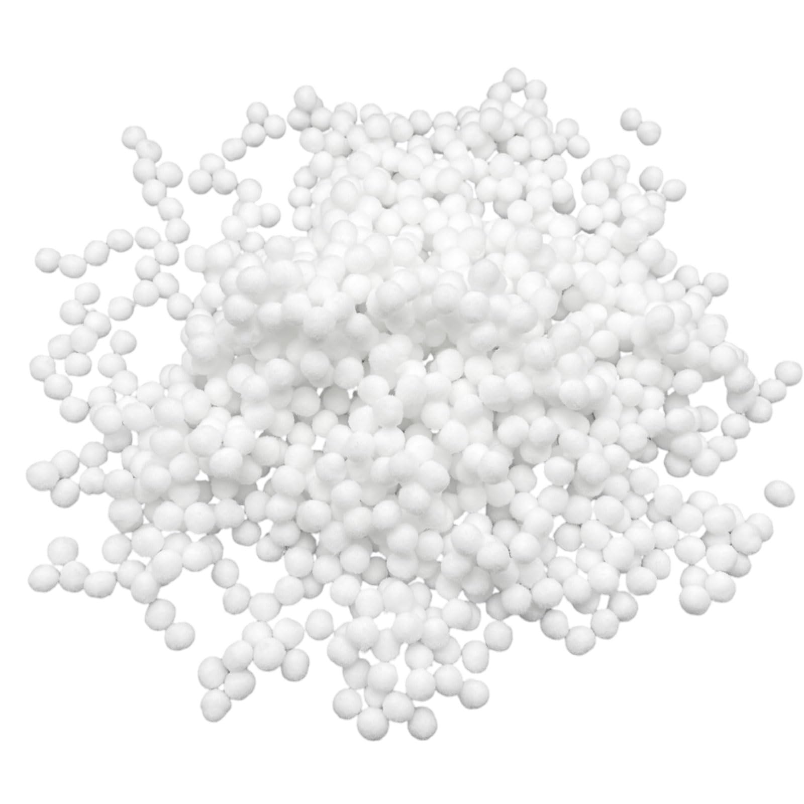 400 Pompon Rosa Da 20 Mm In Poliestere SUNNYCLUE | Mini Palline Soffici Per Decorazioni E Fai-da-te