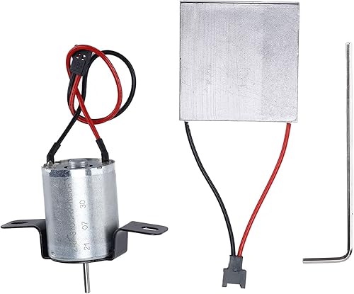 Miniatura 9 de Zixyqol Piezas de reparación de ventilador de chimenea con alimentación térmica, motor de hoja de generador de ventilador de chimenea universal, kit