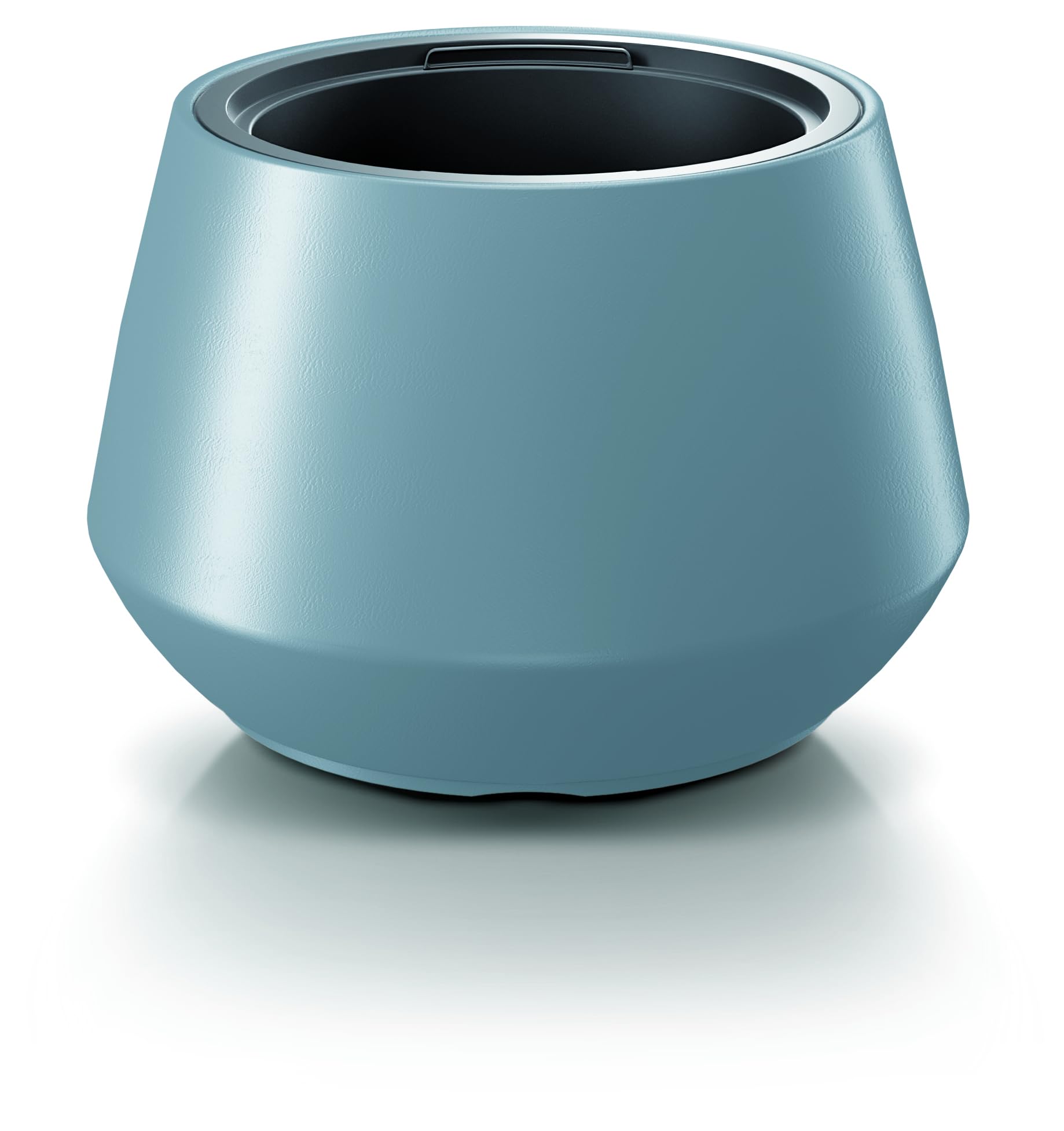 Stolmet Luxury Oval Planter with Handles Insert Large Decorative Flower Pot - Frost & UV Resistant - Modern Design - White, Anthracite, Grey, Copper - 56L or 32L (Grey, 34L)