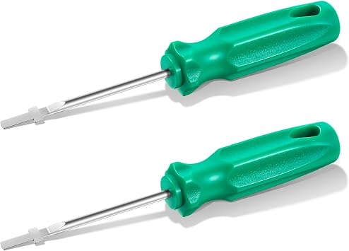 2 Pack Rotor Screwdriver Tools Compatible with Rain Bird 5000 Sprinkler Heads, Rotor Pull Up Tool and Rotors Adjustment Tool Fits Most Geared Rotors Sprinkler HeadsGreen