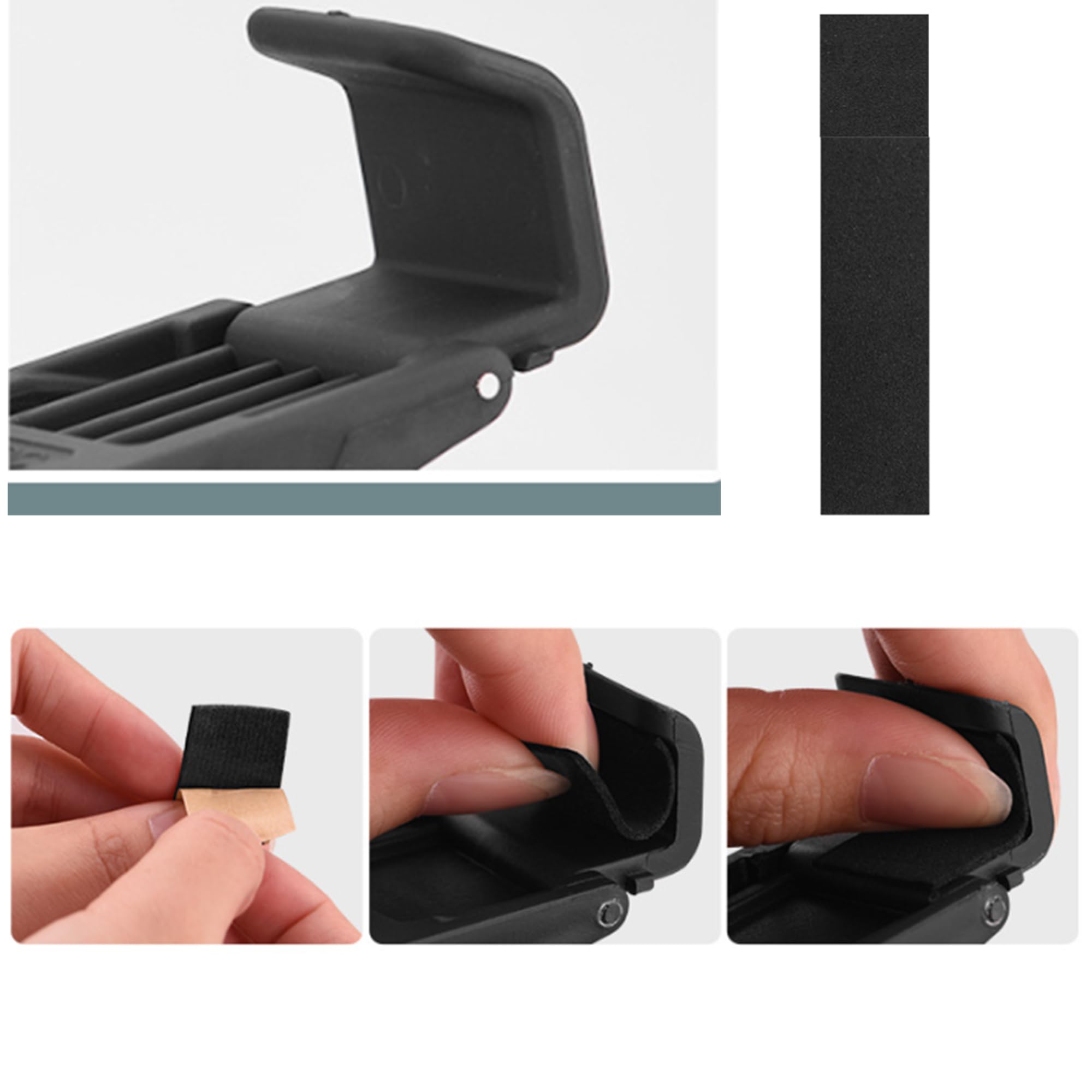 Telecomando Supporto Piatto Pieghevole per Tablet - Nero