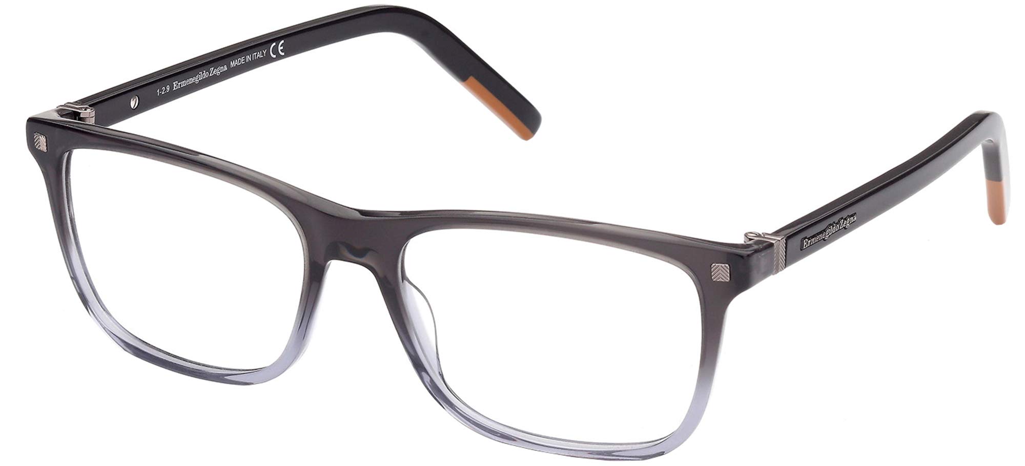 Eyeglasses Ermenegildo Zegna EZ 5187 005 Shiny Black To Grey Gradient, Black, Vi