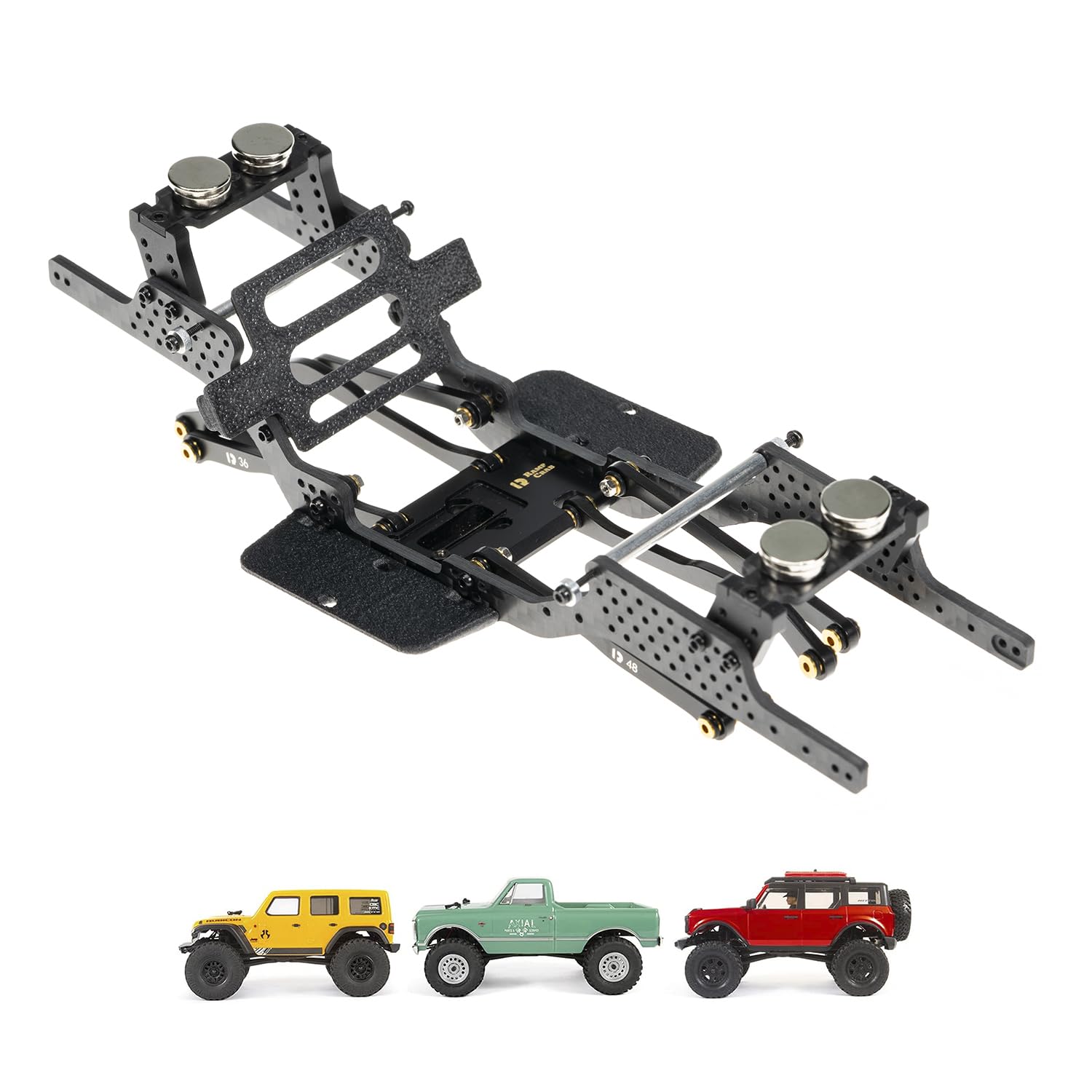 rc クローラー　scx24 LCG カーボンフレームパーツ Amazon | MEUS Racing SCX24 LCG シャーシ カーボンファイバー