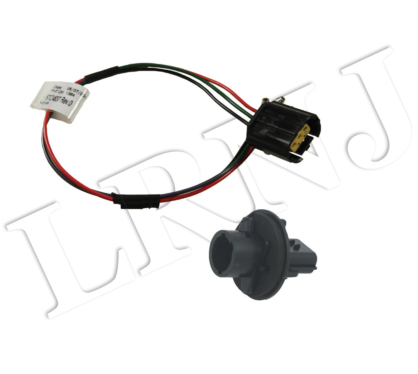 BRITPART/BEARMACH SIDE LIGHT CONNECTOR LEAD 3 PIN PLUG & BULB HOLDER KIT COMPATIBLE WITH LAND ROVER DEFENDER 1995-ON, PART STC4637 & XBP100190