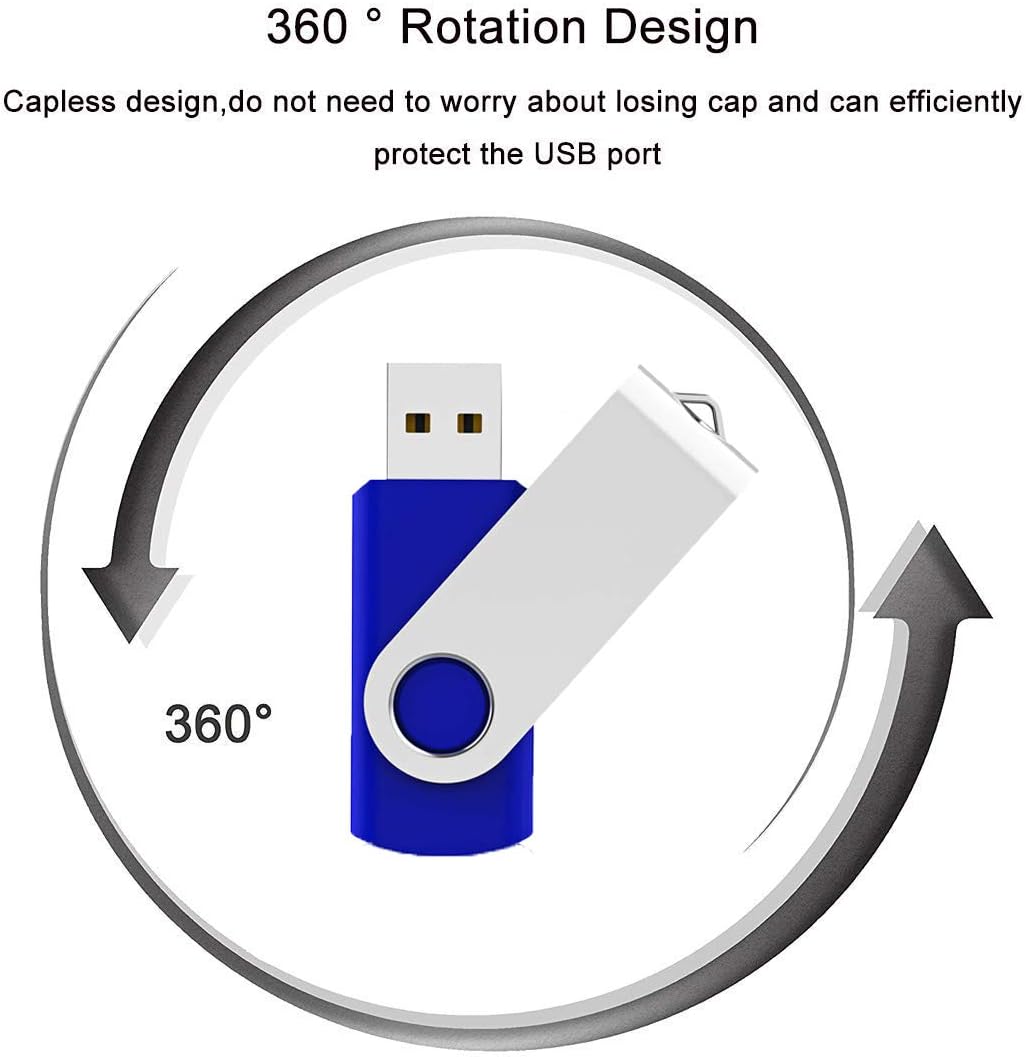 Get Special Price 1GB USB Flash Drive 100 Pack USB 2.0 Thumb Drives Jump Stick Fold Storage Memory Sticks Swivel Design - Blue Up To 40% OFF 1GB USB Flash Drive 100 Pack USB 2.0 Thumb Drives Jump Stick Fold Storage Memory Sticks Swivel Design - Blue