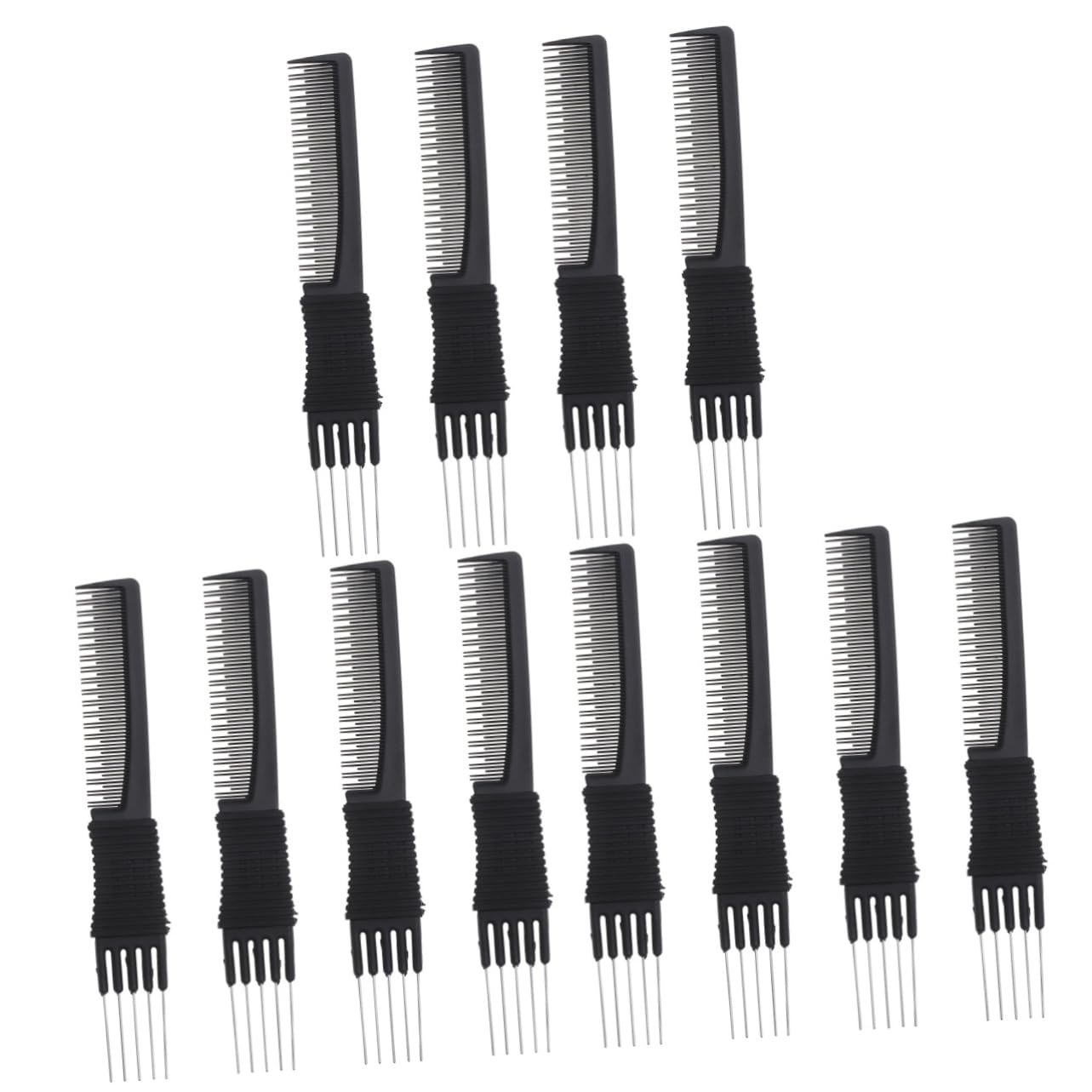 DOITOOL 12piezas Peine Para Peinados Multifuncional Peine De Antiestático Para Estilismo y Peluquería Casa y Salones