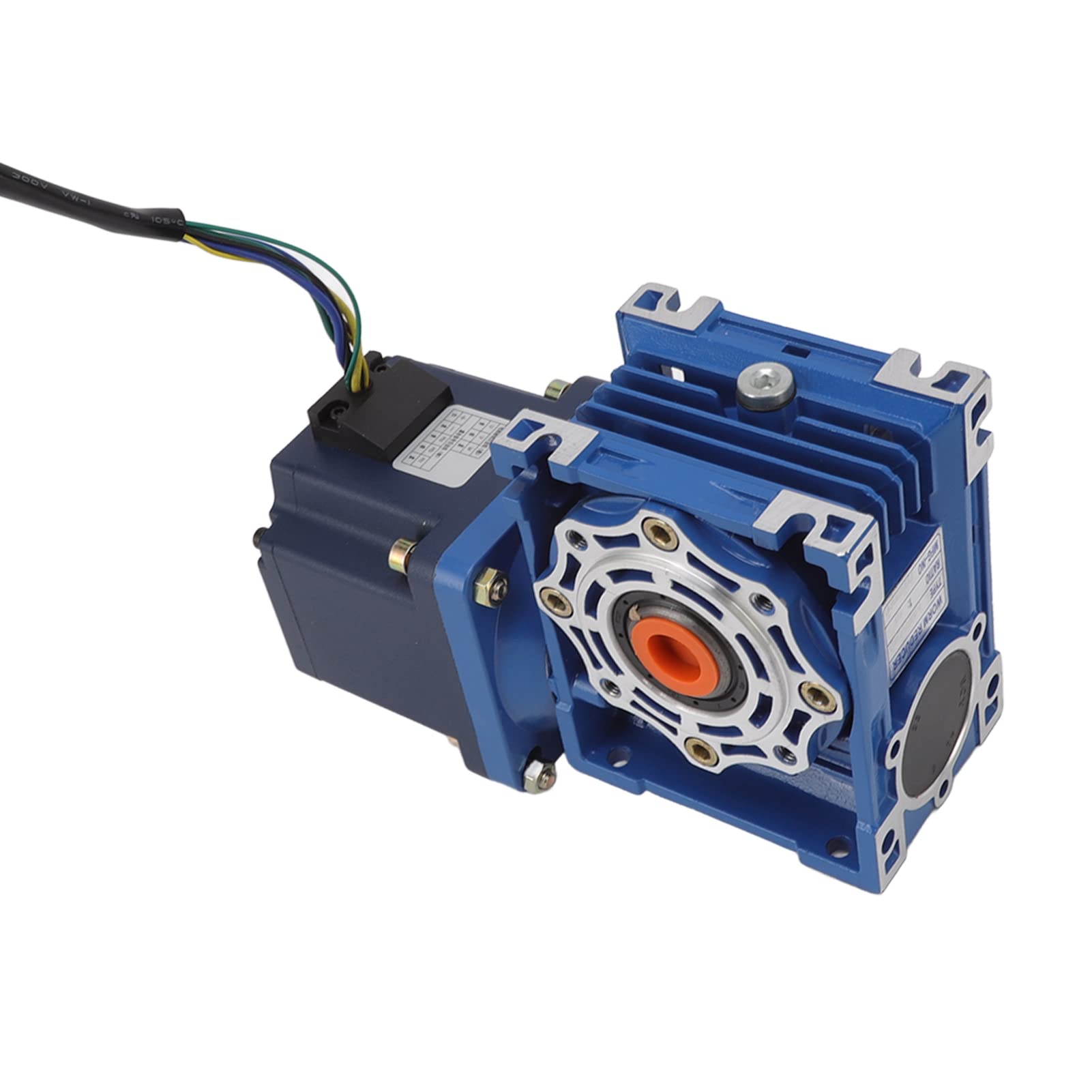 Marhynchus Motor sin Escobillas sin Eje Hueco Motor de Engranaje sin Escobillas CC de Aleación de Aluminio 120W 24V 5A 420r Min de Reducción de Control de Velocidad Helicoidal para Equipos de