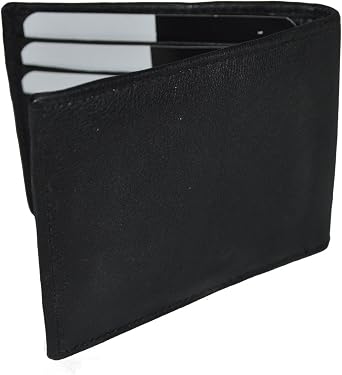 LB LEATHERBOSS Bifold Wallet with Outside Money Clip