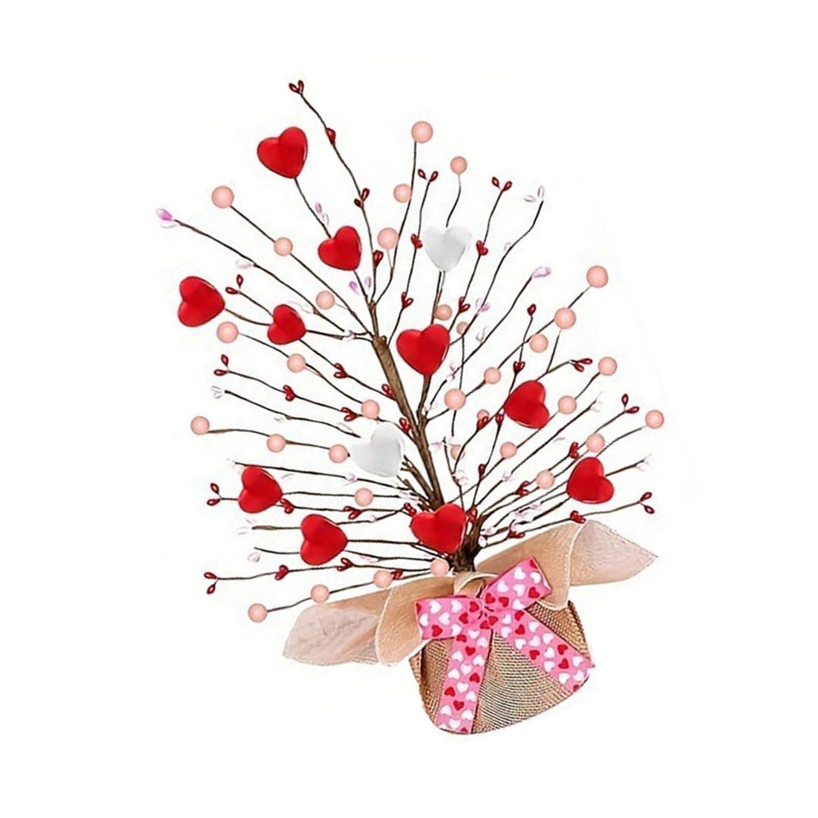 TFAOYS Tree Centerpiece for Dining Table Display Flexible Foam Wire Valentine Accessory Table Decoration