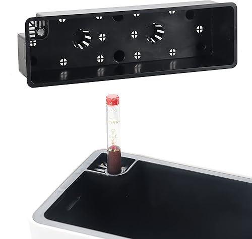 Miniatura 7 de GardenBasix - Macetas alargadas de riego automático de 2 unidades, caja de ventana de 5.5 x 16 pulgadas, maceta decorativa moderna para jardín en el