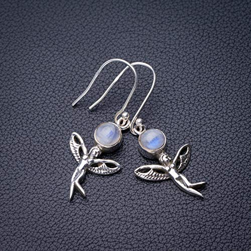 Boucles d'oreilles pierre de lune naturelle pour un style boho chic