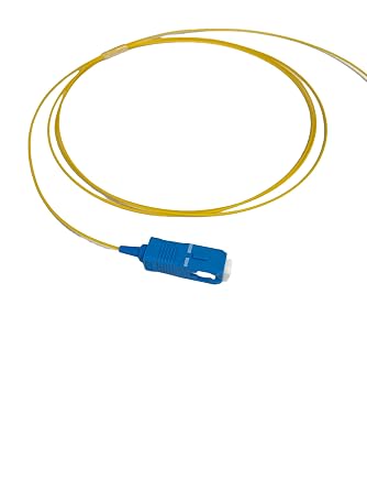 Single Mode Fiber Optic Pigtail, Simplex SC/UPC, 1.5 Meters, 0.9mm, High-Precision Optical Cable for Reliable Data Transmission