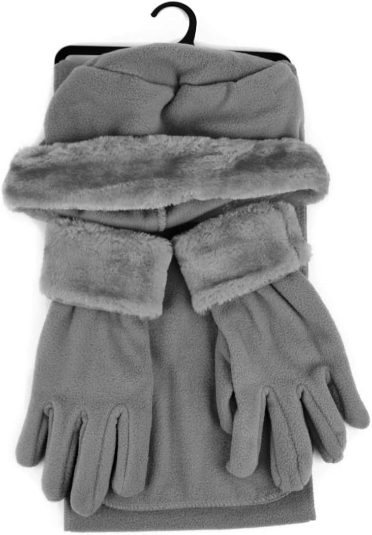 boxed-gifts Women's Warm Fleece Winter - Women's Hat and Glove Set + Hats Gloves Scarves for Women - Image 3