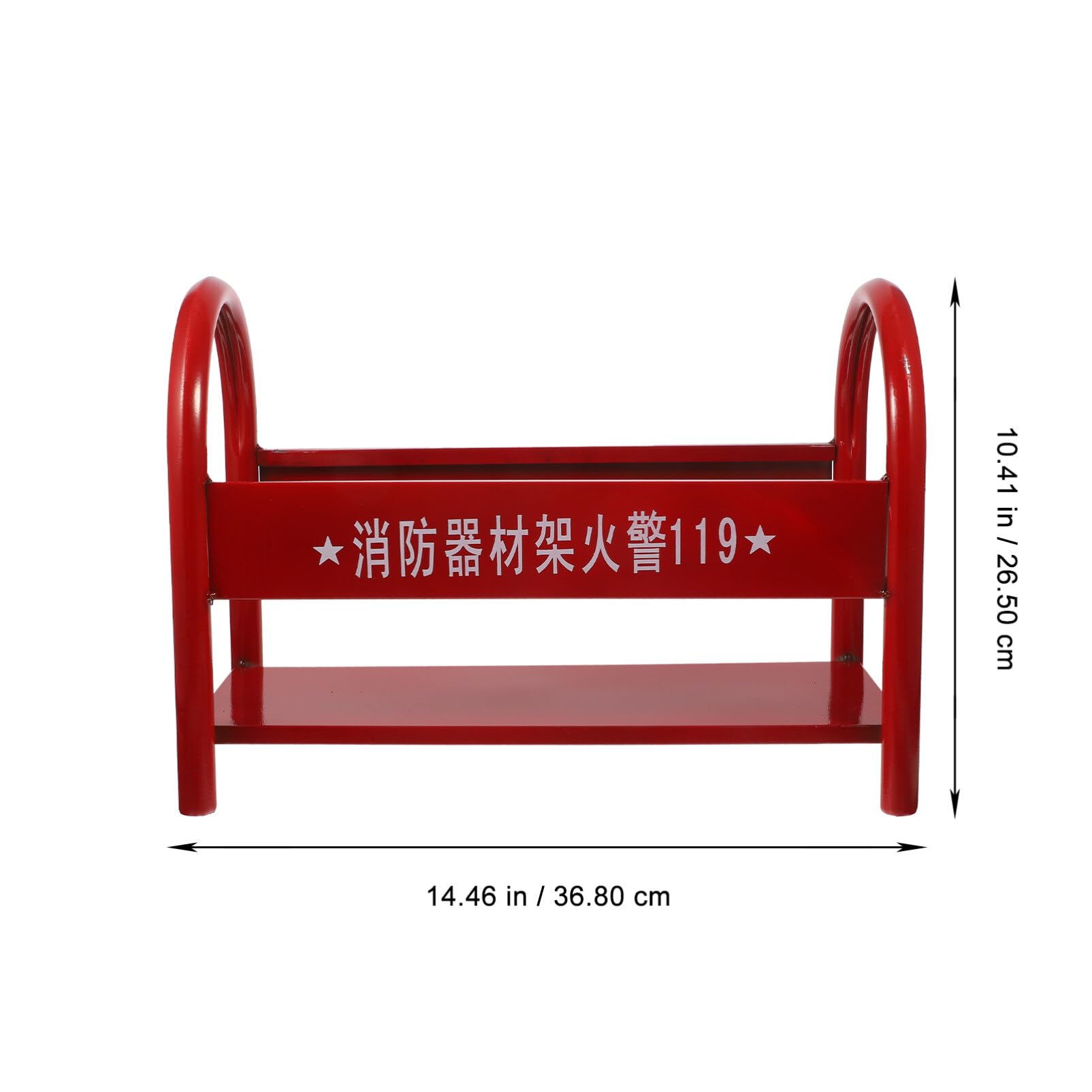 Soporte para Extintor de Incendios de Alta Resistencia Rojo | Hierro, Capacidad 2-4kg, Estructura Simple y Práctica, Acabado de Fabricación Delicada Estilo Aleatorio