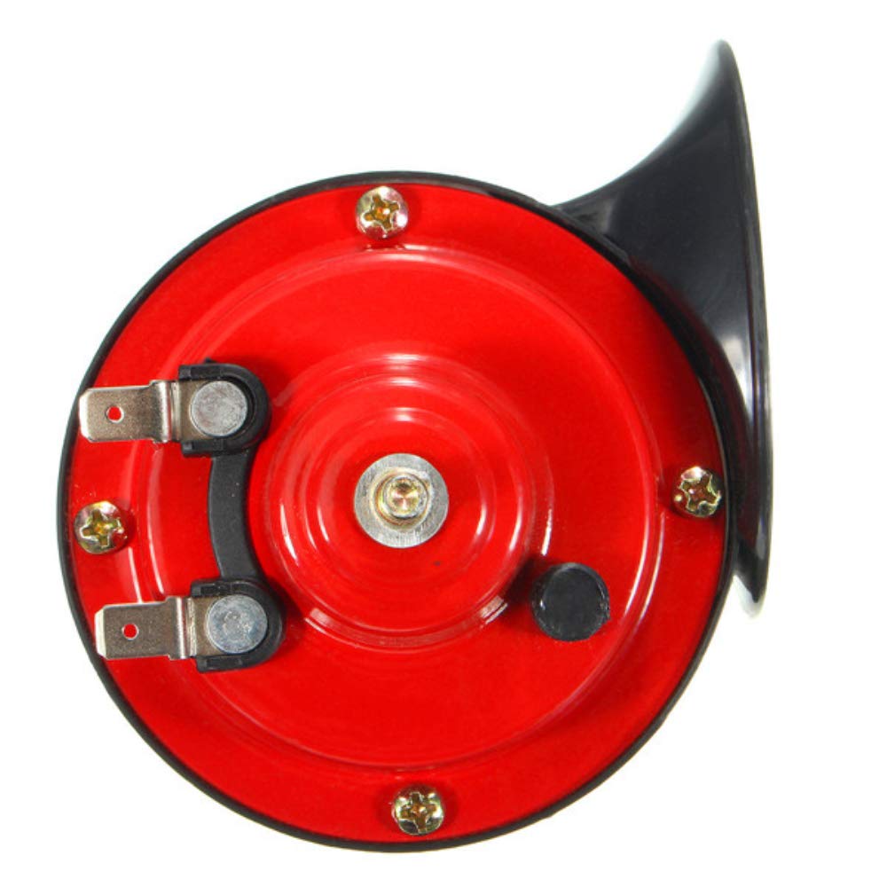 12V Loud Car 135DB 510hz Single Snail Tone Dual Tone Snail Air Horn Siren Alarm Kit Motorcycle Car Bus Boat Truck Van