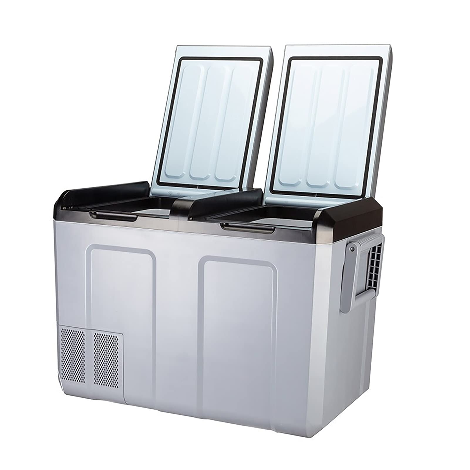 GeRRiT Mini refrigerador de Alta Capacidad de 52 L, refrigerador portátil, refrigerador eléctrico AC+DC 12/24 V, Compacto, portátil y silencioso, para el hogar, Dormitorio, Coche, Vacaciones