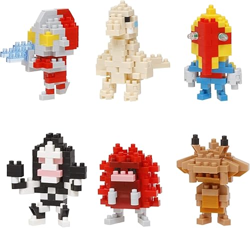 nanoblock - Ultraman Vol. 2 (caja de 6 cajas ciegas), serie mininano