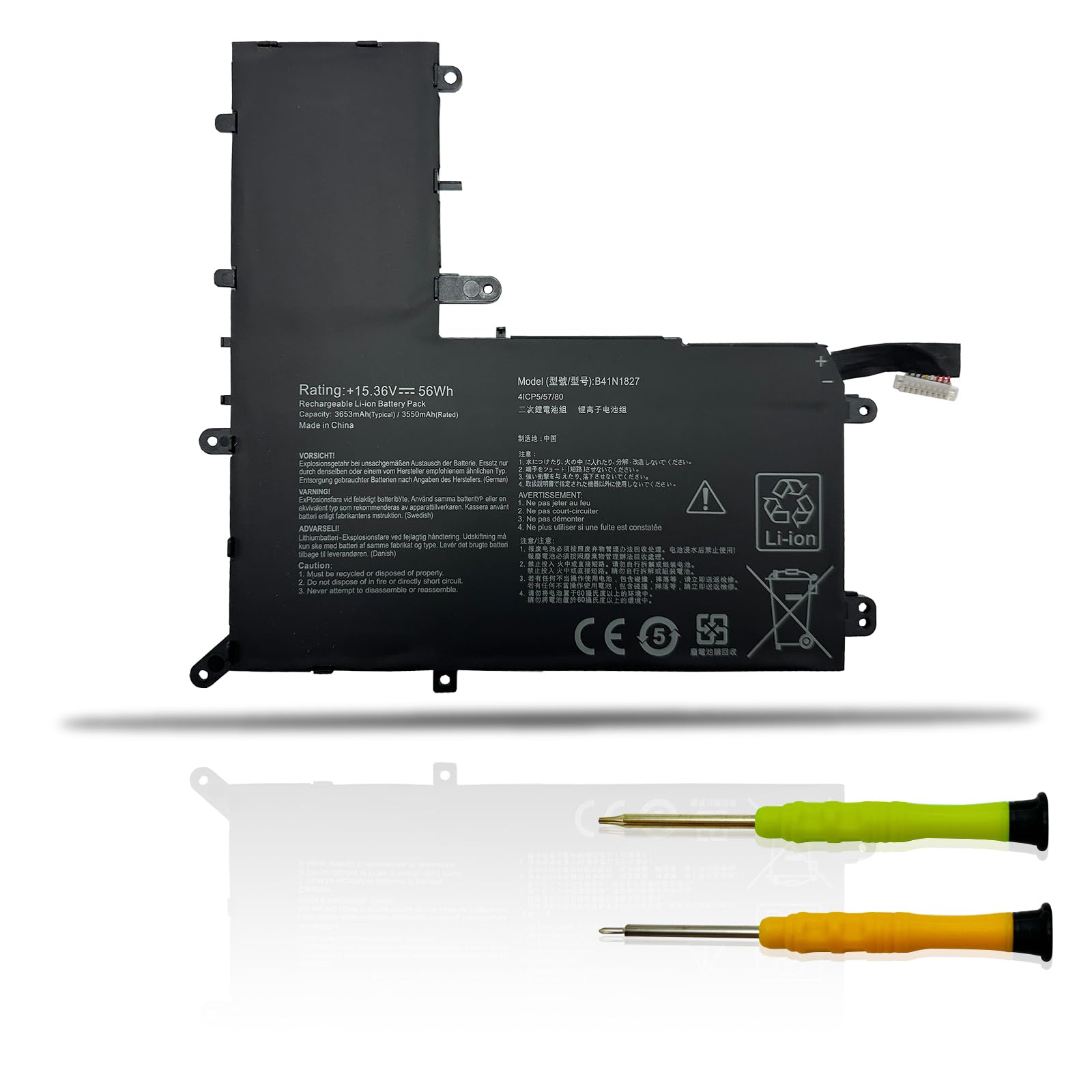 Amazon.com: UGXKNAE B41N1827 Laptop Battery Compatible with Asus